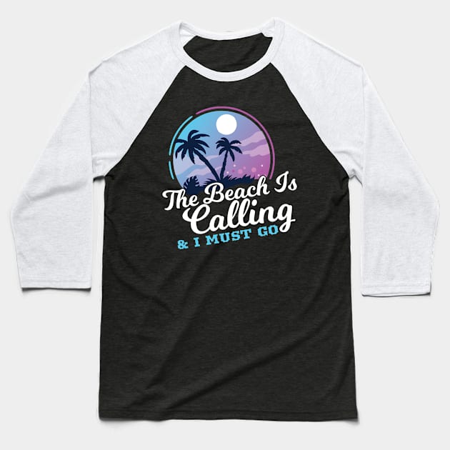 Amazing Beach Baseball T-Shirt by mjhejazy